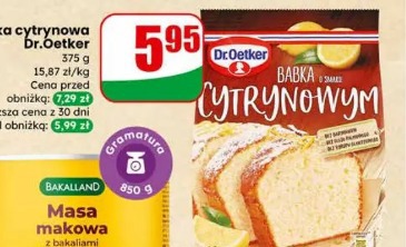 Babka cytrynowa Dr. Oetker