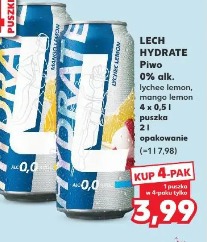 Lech HYDRATE Piwo 0% 