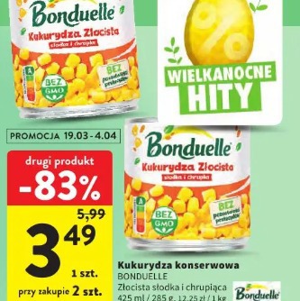 Kukurydza konserwowa Bonduelle