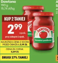 Koncentrat pomidorowy Dawtona