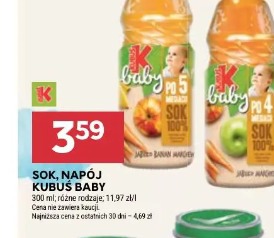 Sok, napój Kubuś Baby