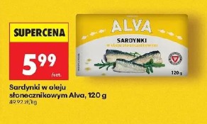 Sardynki w oleju słonecznikowym Alva