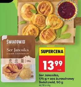 Ser Janosika, 175 g + sos żurawinowy Światowid