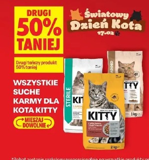 Wszystkie suche karmy dla kota Kitty