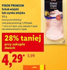 Pikok Premium Schab wiejski lub szynka wiejska
