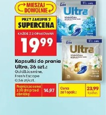 Kapsułki do prania Ultra, 36 szt.: Gold, Jasmine, Fresh Escape