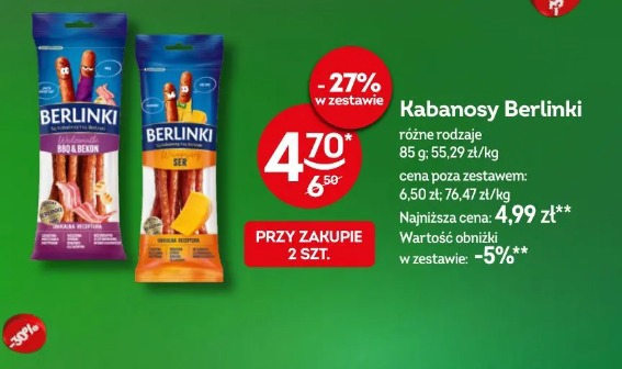 Kabanosy Berlinki