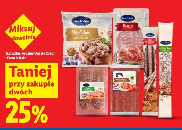 Wszystkie wędliny Duc de Coeur i French Style