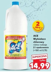 Ace Wybielacz chlorowy różne rodzaje 2 l opakowanie