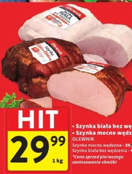 Szynka biała bez wędzenia OLEWNIK