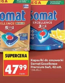 Kapsułki do zmywarki Somat Excellence Premium 5w1
