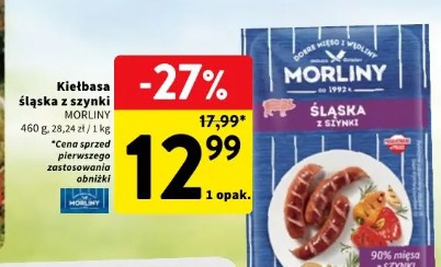 Kiełbasa śląska z szynki Morliny