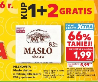 Mlekovita Masło ekstra z Polskiej Mleczarni