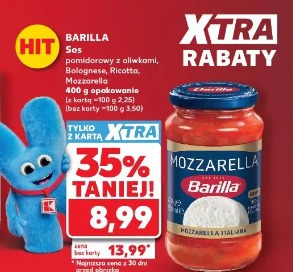 Barilla Sos pomidorowy z oliwkami, Bolognese, Ricotta, Mozzarella