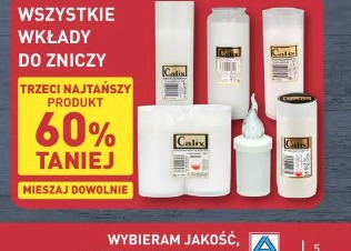Wszystkie wkłady do zniczy