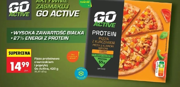 Pizza proteinowa z kurczakiem i papryką Go Active