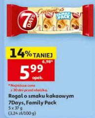 Rogal o smaku kakaowym 7Days, Family Pack