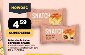Bułeczka brioche z kremem Snatch