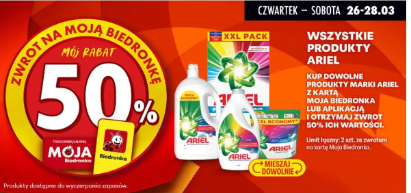 Wszystkie produkty Ariel