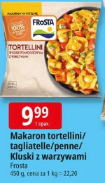 Frosta makaron tortellini/tagliatelle/penne/kluski z warzywami