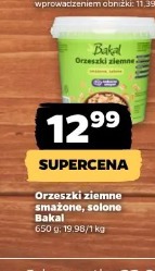 Orzeszki ziemne smażone, solone Bakal