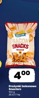 Prażynki bekonowe SnaXters