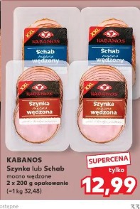 Kabanos Szynka lub Schab mocno wędzone