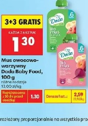 Mus owocowo-warzywny Dada Baby Food