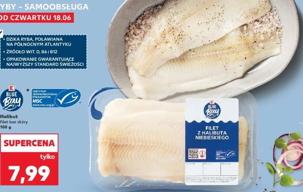 Blue Bay Filet z halibuta niebieskiego