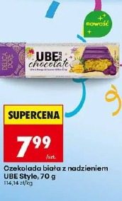 Czekolada biała z nadzieniem UBE Style
