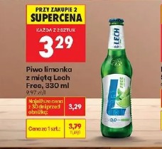 Piwo limonka z miętą Lech Free