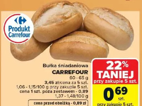 Bułka śniadaniowa CARREFOUR