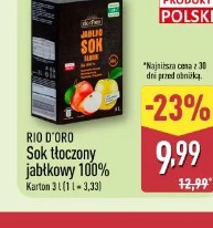 Rio d'Oro Sok tłoczony jabłkowy 100%