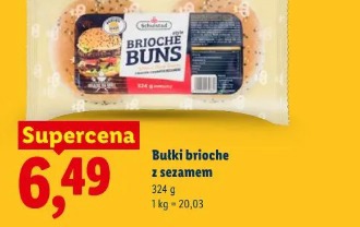 Bułki brioche z sezamem