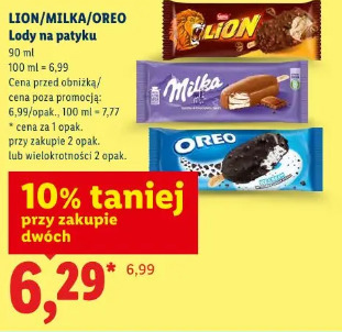 Lion/Milka/Oreo Lody na patyku