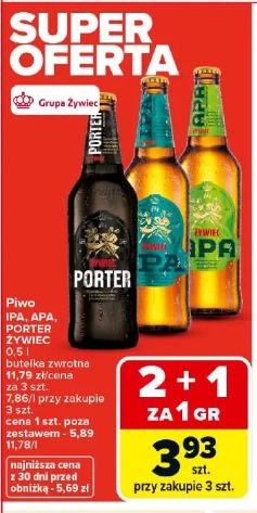 Piwo IPA, APA, PORTER ŻYWIEC