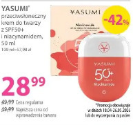 Yasumi Wzmacniający krem-żel do twarzy z SPF50+ i niacynamidem