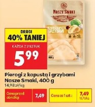 Pierogi z kapustą i grzybami Nasze Smaki