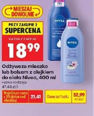 Nivea odżywcze mleczko lub balsam z olejkiem do ciała