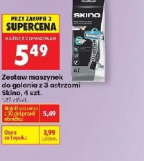 Zestaw maszynek do golenia z 3 ostrzami Skino