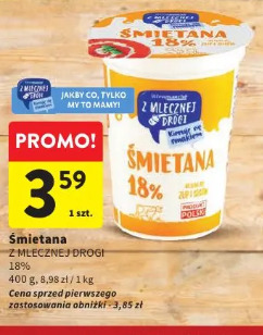 Śmietana 18% Z Mlecznej Drogi