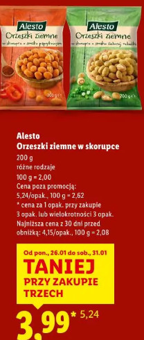 Alesto Orzeszki ziemne w skorupce