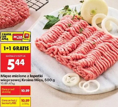 Mięso mielone z łopatki wieprzowej Kraina Mięs