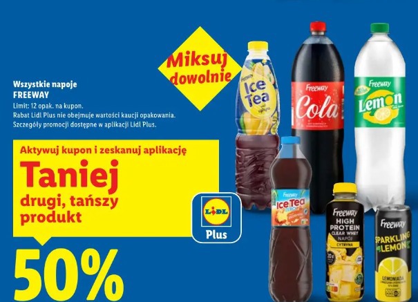 Wszystkie napoje FREEWAY