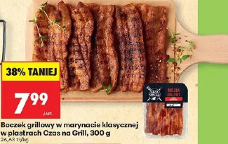 Boczek grillowy w marynacie klasycznej w plastrach Czas na Grill