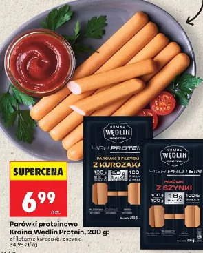 Parówki proteinowe z filetem z kurczaka Kraina Wędlin Protein