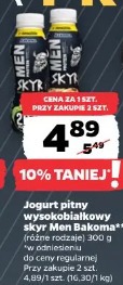 Jogurt pitny wysokobiałkowy skyr men Bakoma