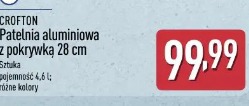 Crofton Patelnia aluminiowa z pokrywką 28 cm