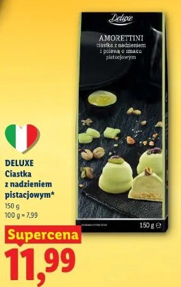 Deluxe Ciastka z nadzieniem pistacjowym