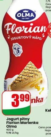 Jogurt pitny Florian Marlenka Olma